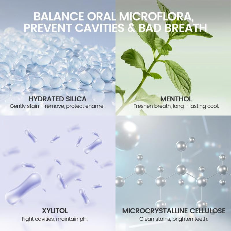 New 7-Pro Intensive Toothpaste | Upgraded Purple Formula with 7 Probiotics | Deep Enamel Repair & Long-Lasting Freshness