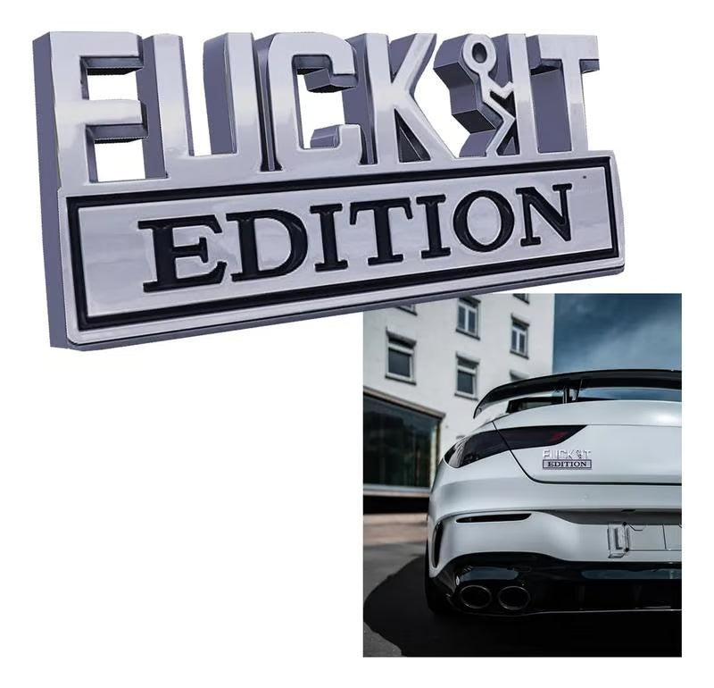 FVUK IT Edition Emblem | Car Decal Accessory