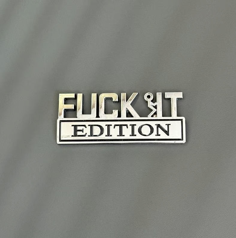 FVUK IT Edition Emblem | Car Decal Accessory