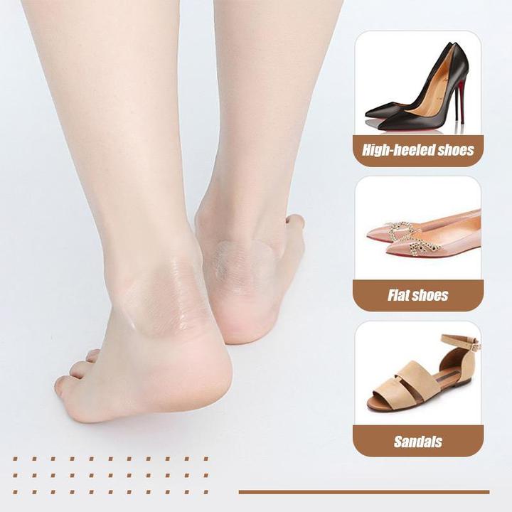 Self-adhesive Invisible Heel Anti-wear Sticker - Pack Of 50
