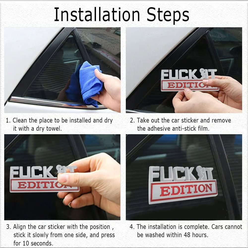 FVUK IT Edition Emblem | Car Decal Accessory